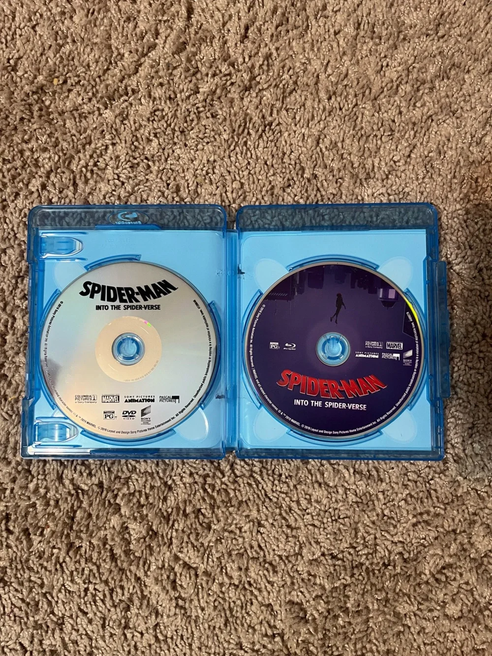 Sony Spider-Man: Into the Spider-Verse Blu-ray Case - Blue
